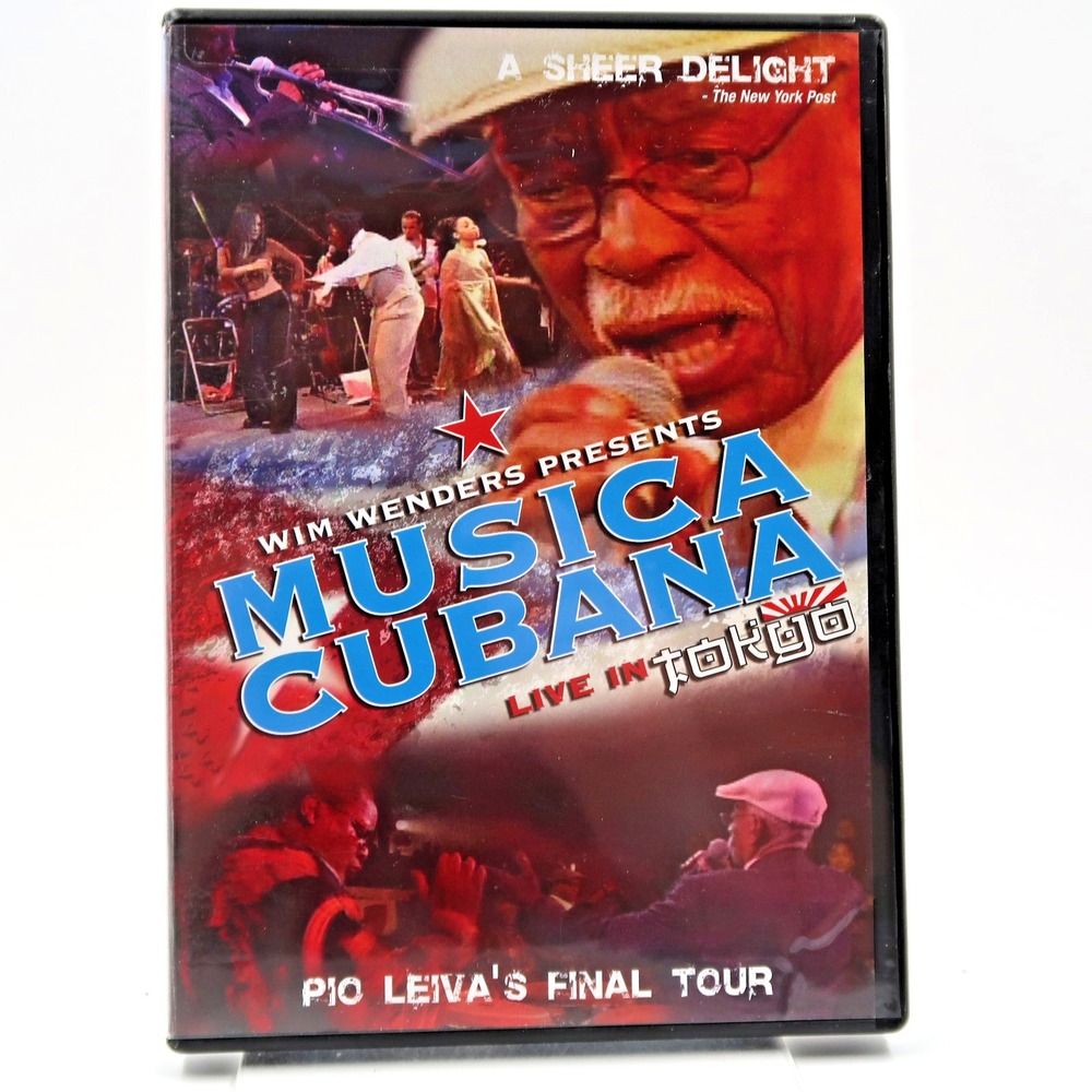 Musica Cubana Live in Tokyo DVD 2006 Pio Leiva Wim Wenders Music Concert